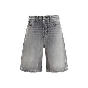 Diesel Gray Cotton Bermuda Women's Shorts